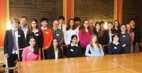 A group photo of all four teams, their teachers, and staff from the Uehiro Centre for Practical Ethics