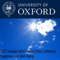 Happiness and Well-Being 2013 Carnegie-Uehiro-Oxford Ethics Conference Happiness and well-being album logo